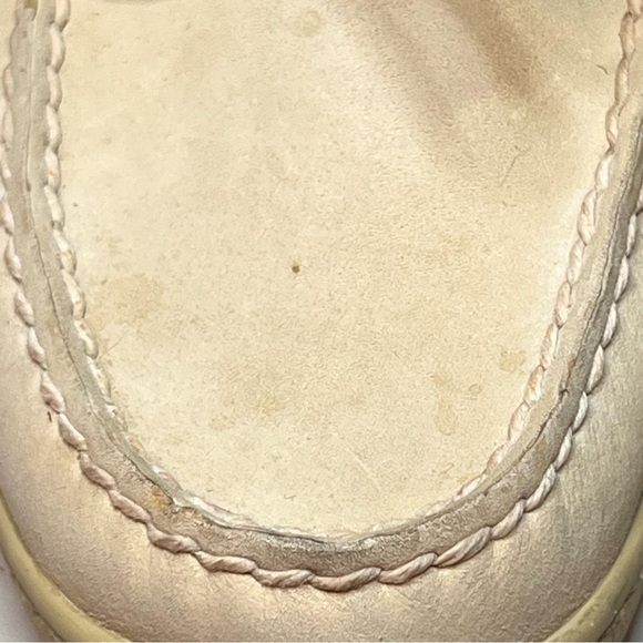 Sperry Womens Top Sider Driving Boat Leather Lace Up Tan Shoes Size 8M - Picture 3 of 7